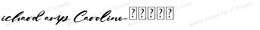 ichard amp Caroline字体转换